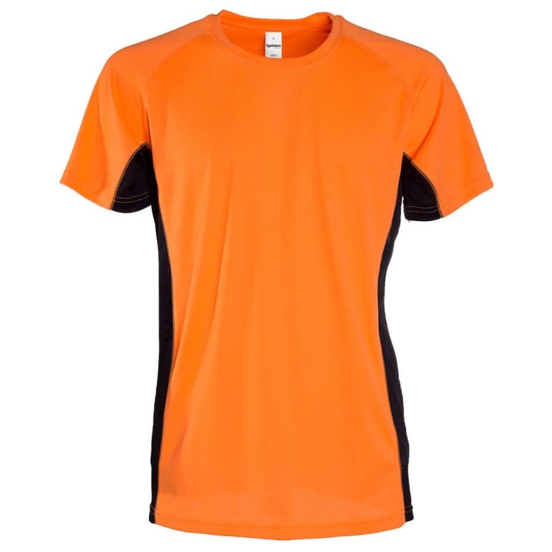 T-SHIRT-AIR-TEE-Arancio Fluo/Nero