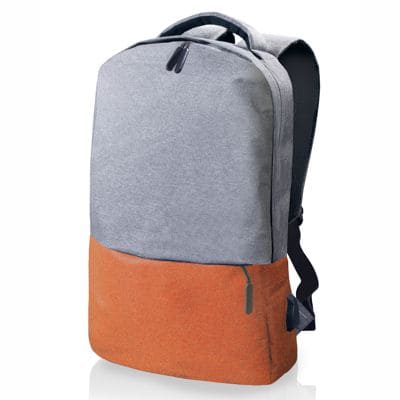 ZAINO-PORTA-PC-MELANGE-Arancione/Grigio