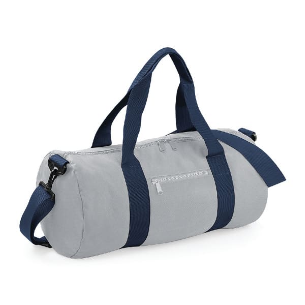 BORSA-BARREL-Grigio/Blu navy