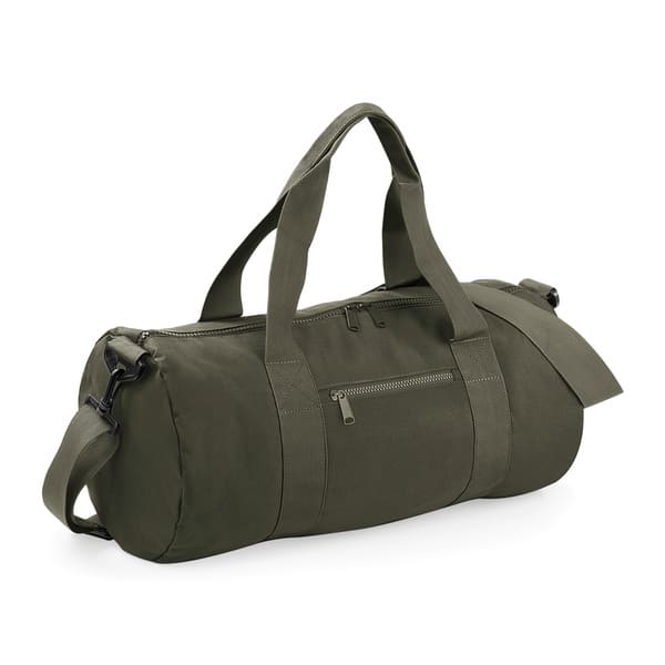 BORSA-BARREL-Verde militare