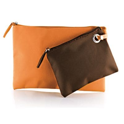 POCHETTE-DUPLEX-Arancione/Marrone