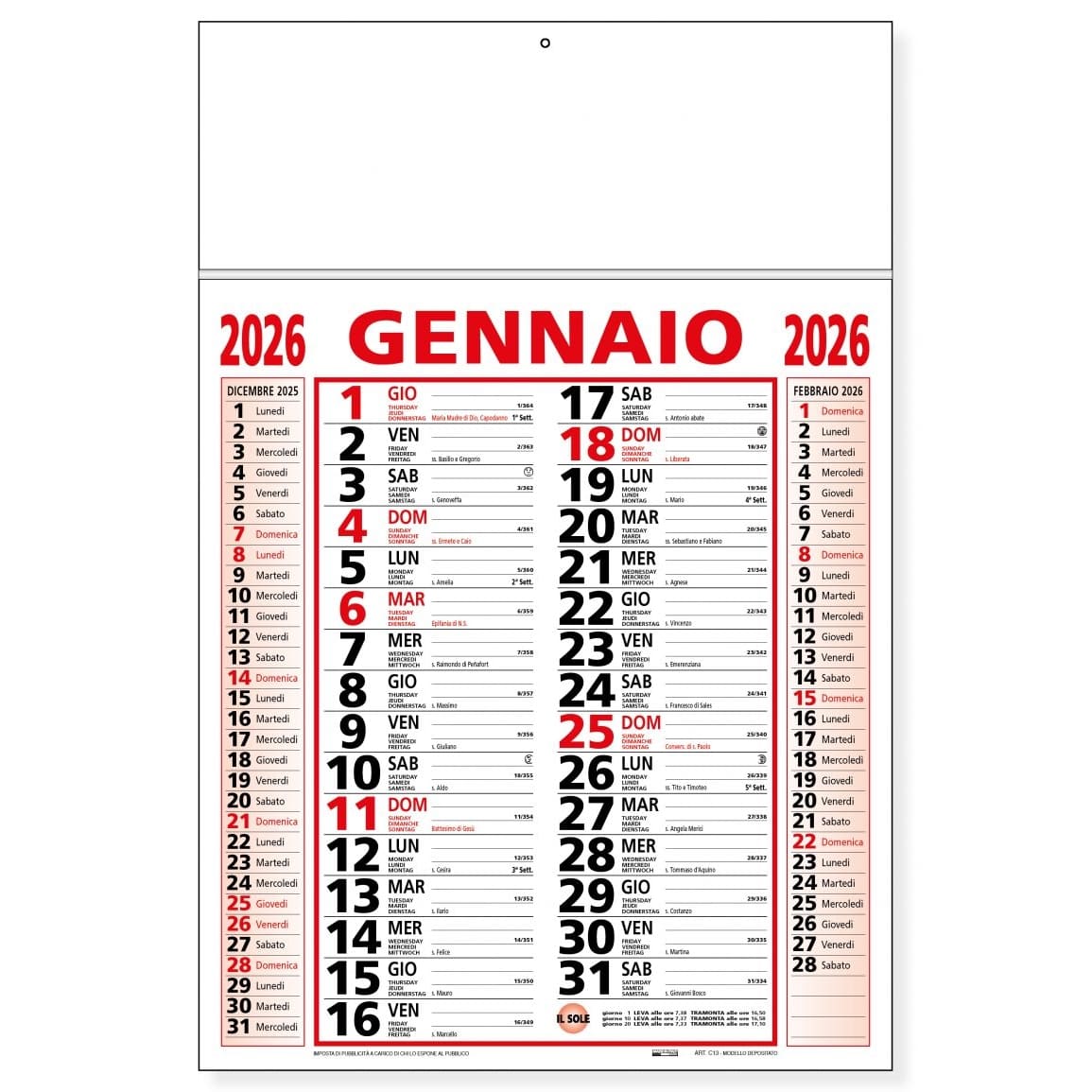 CALENDARIO-TRIMESTRALE-CON-TESTATA-LISTELLATA-Rosso