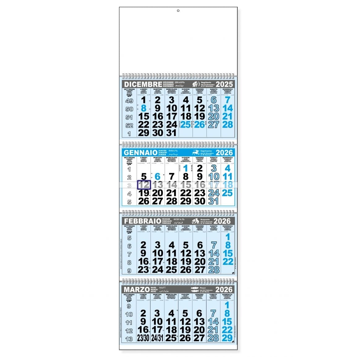CALENDARIO-QUADRITTICO-CON-SPIRALI-Azzurro/Grigio