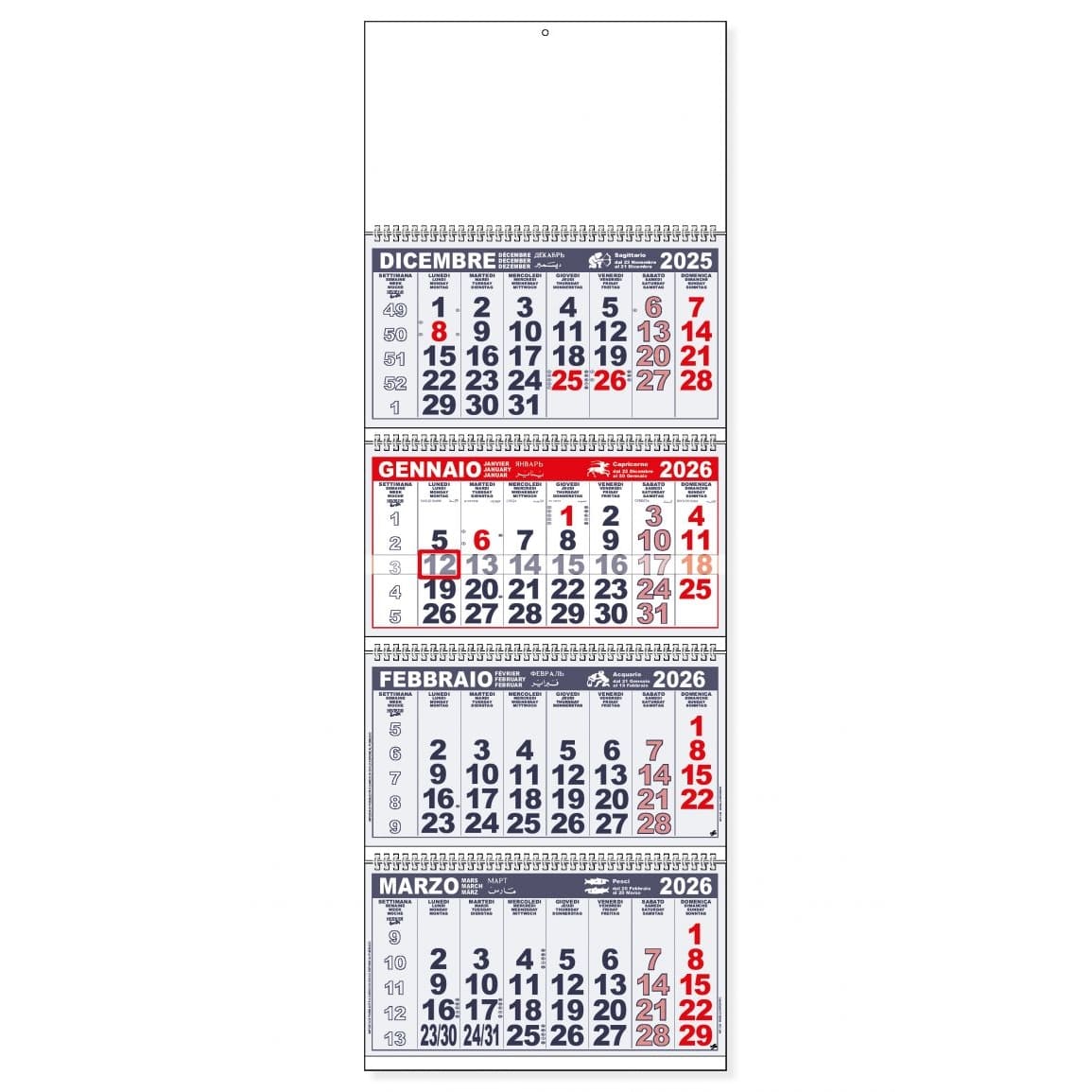 CALENDARIO-QUADRITTICO-CON-SPIRALI-Blu/Rosso