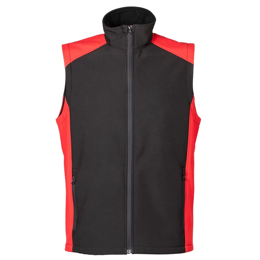 GILET-CAMPIGLIO-Nero/Rosso