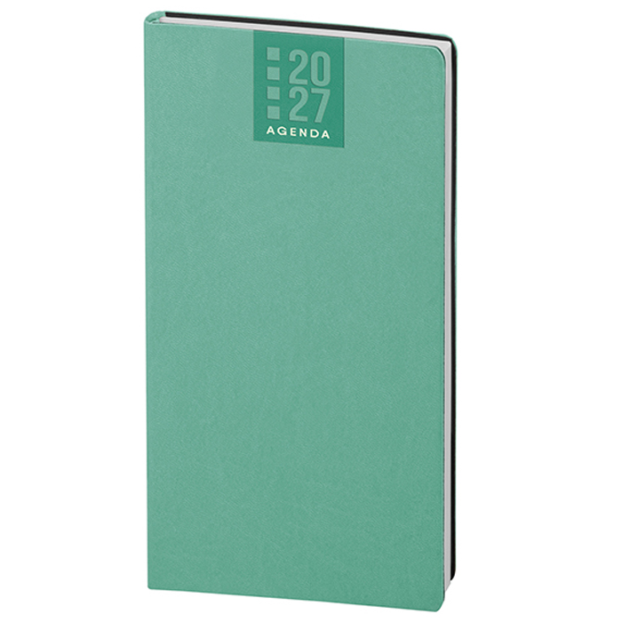 AGENDINA-SETTIMANALE-TASCABILE-FLEX-8x15-Verde acqua
