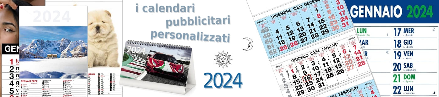 Calendari pubblicitari personalizzati